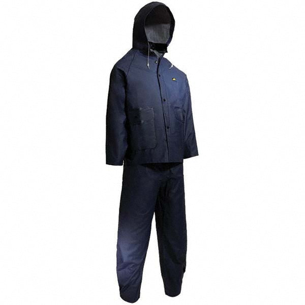 Large Blue; Blue Rain Protective Garment - OnGuard 76599.L