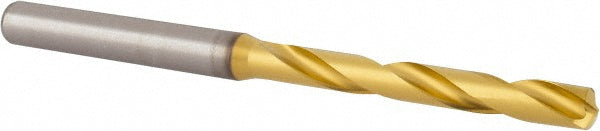 0.1969" Solid Carbide Drill Bit, TiN, 140° point - Kennametal 4150667