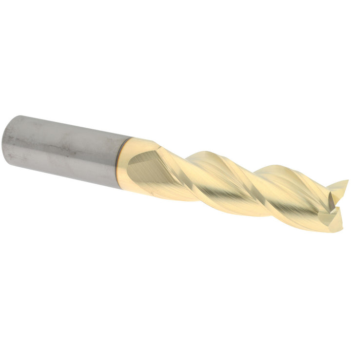 3/4" 3-Flute Solid Carbide Square End Mill, ZrN - Accupro 315021