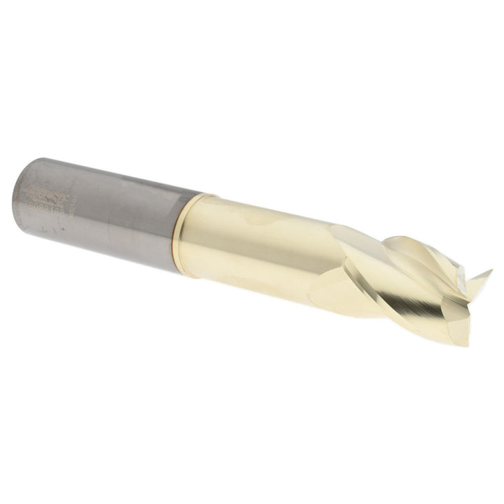 1" 3-Flute Solid Carbide Square End Mill, ZrN - Accupro 315716