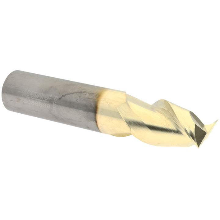 1" 2-Flute Solid Carbide Square End Mill, ZrN - Accupro 313514