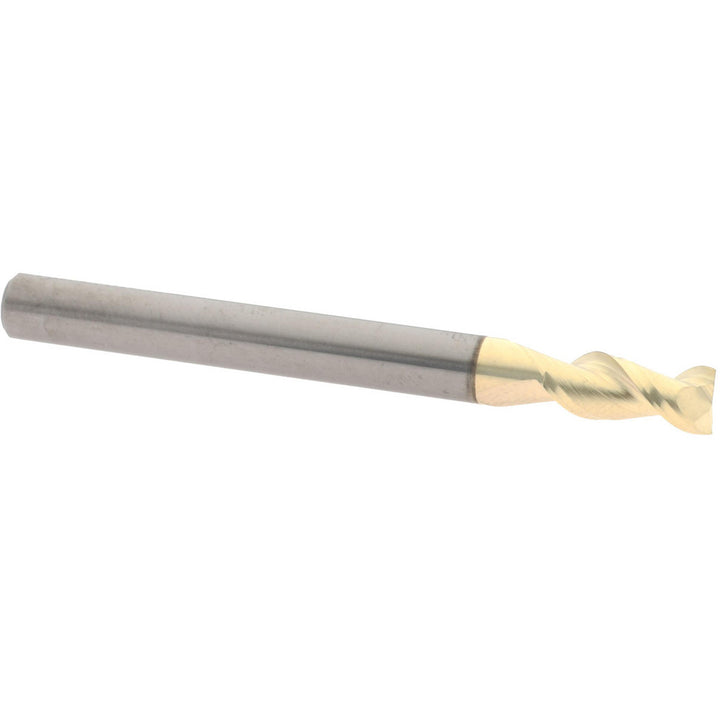 3/16" 2-Flute Solid Carbide Square End Mill, ZrN - Accupro 312973