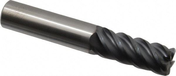 1/2" 5-Flute Solid Carbide Corner Radius End Mill, AlTiN - SGS 32577