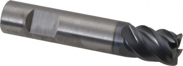 3/8" 5-Flute Solid Carbide Corner Radius End Mill, AlTiN - SGS 32593