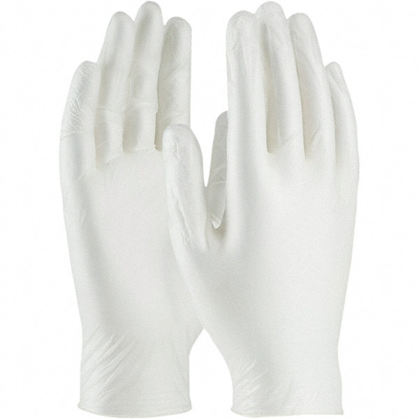 White Vinyl Gloves - PIP 64-V2000PF/M