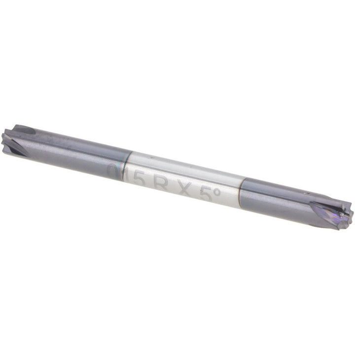 1/8" 4-Flute Solid Carbide Corner Rounding End Mill, AlTiN - Harvey Tool 67615-C3