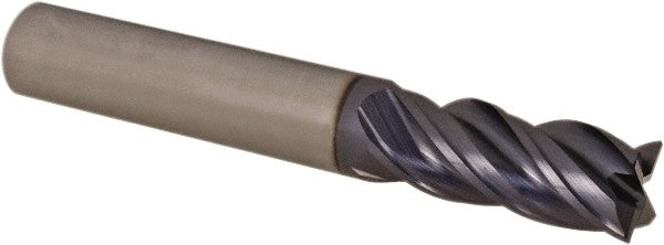 3/8" 4-Flute Solid Carbide Corner Radius End Mill, TX - SGS 36701