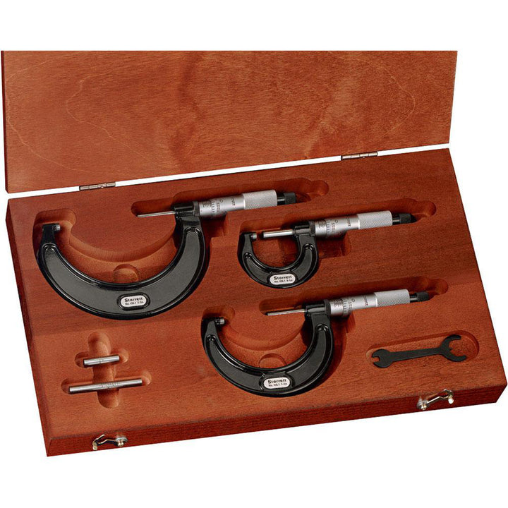 3.0000" 3-Piece Micrometer - Starrett 68037