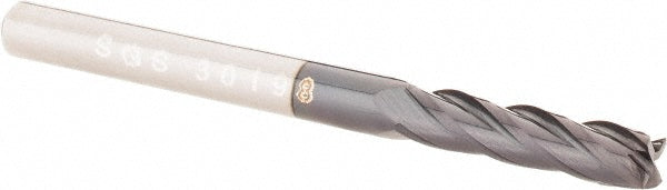 1/8" 4-Flute Solid Carbide Square End Mill, AlTiN - SGS 30198