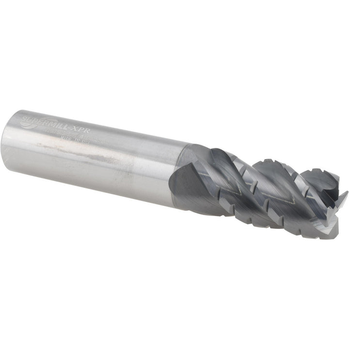 0.7500" 4-Flute Solid Carbide Roughing End Mill, AlCrN - Supermill 5253192