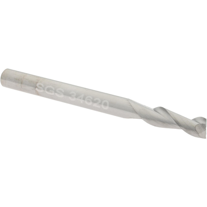 1/8" 2-Flute Solid Carbide Square End Mill - SGS 34620