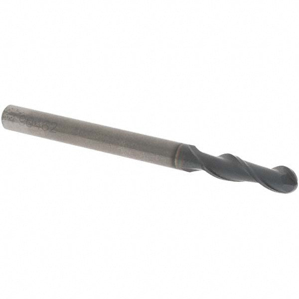 0.1575" 2-Flute Solid Carbide Ball End Mill, TiAlN - OSG HP421-1575-BN