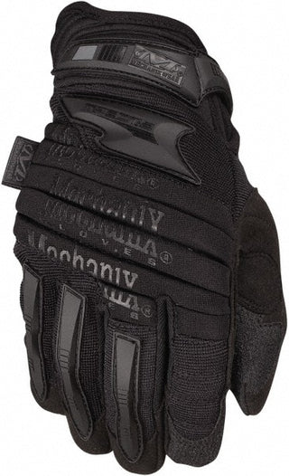 Small Black Thermo Plastic Rubber Impact Gloves - Mechanix Wear MP2-F55-008