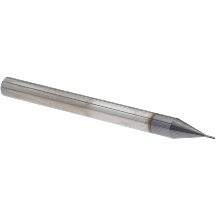 0.0150" 4-Flute Solid Carbide Square End Mill, AlTiN - Accupro 12462801