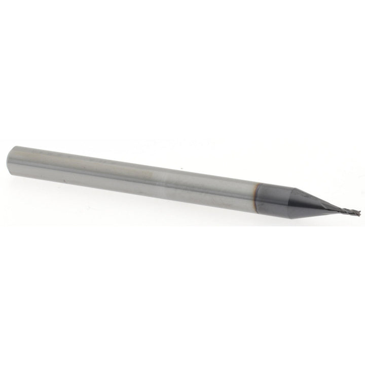 0.0250" 4-Flute Solid Carbide Square End Mill, AlTiN - Accupro 12462830