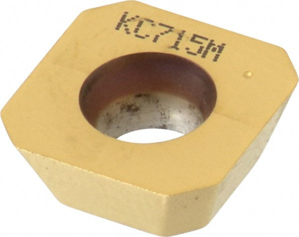 SEHW1204AFN Solid Carbide Insert, Grade KC715M, TiN - Kennametal 1556286