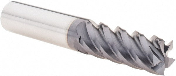 0.5000" 5-Flute Solid Carbide Single End Mill, TiAlN - YG-1 86593TF