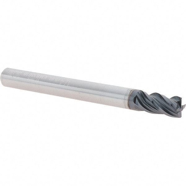 1/4" 4-Flute Solid Carbide Square End Mill, AlTiN - YG-1 EMB13016