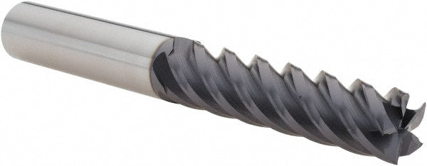 1/2in" 5-Flute Solid Carbide Square End Mill, TiAlN - YG-1 58593TF