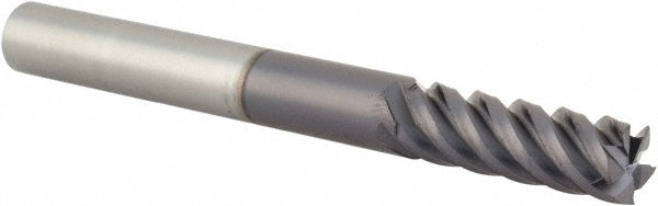 1/4in" 5-Flute Solid Carbide Square End Mill, TiAlN - YG-1 86573TF