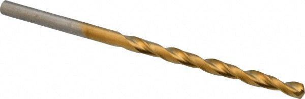 1/8" High Speed Steel Drill Bit, TiN, 135° point - Cle-Line C18634