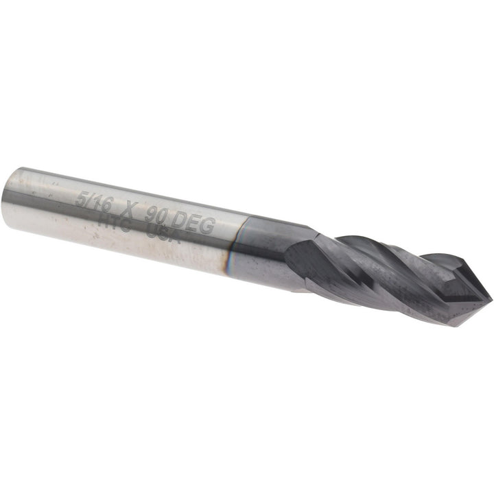 5/16" 4-Flute Solid Carbide Drill Mill End Mill, AlTiN - Harvey Tool 15320-C3
