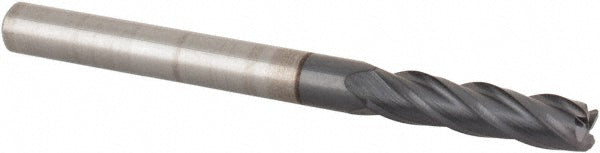 1/8" 4-Flute Solid Carbide Corner Radius End Mill, AlTiN - SGS 38158