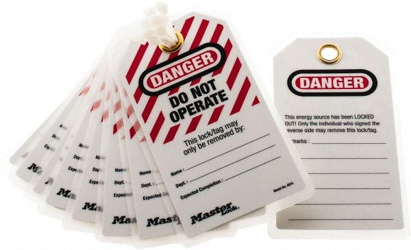 DANGER Tag - Master Lock 497A