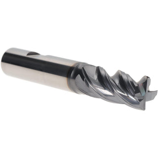 5/8" 4-Flute Solid Carbide Corner Radius & Corner Chamfer End Mill, AlTiN - Iscar 5622439