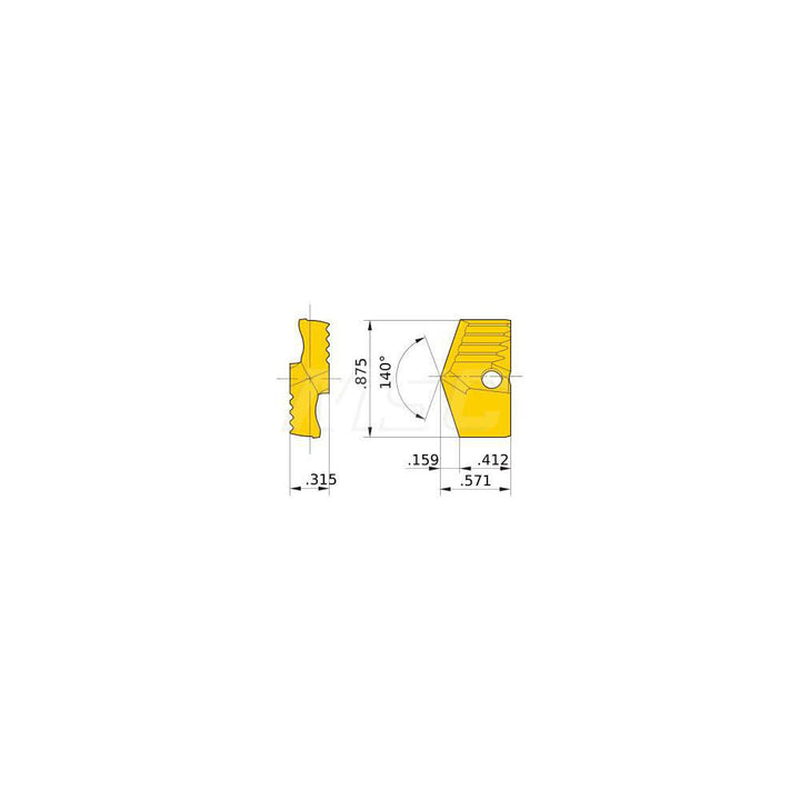Carbide Insert, Grade VP15TF - Mitsubishi 359873