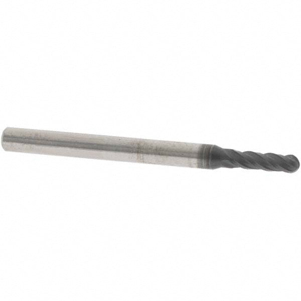 3/32in" 4-Flute Solid Carbide Ball End Mill, TiAlN - OSG HP441-0938-BN