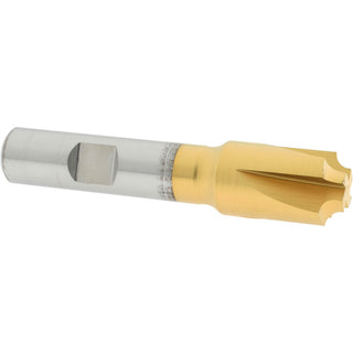 5/8" 4-Flute Cobalt Corner Rounding End Mill, TiN - Hertel H79563128