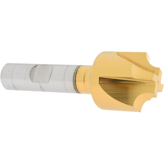 1" 4-Flute Cobalt Corner Rounding End Mill, TiN - Hertel H79563136