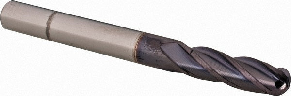 1/4" 4-Flute Solid Carbide Ball End Mill, FIREX - Guhring 9031650063500