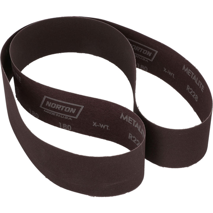2-1/2 x 60" 180-Grit Aluminum Oxide Belt - Norton 78072721570