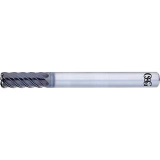 1/4" 6-Flute Solid Carbide Corner Radius End Mill, DUROREY - OSG 84701323