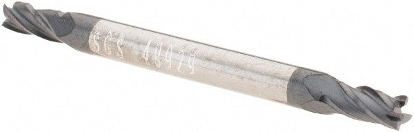 0.0984" 4-Flute Solid Carbide Square End Mill, AlTiN - SGS 48929