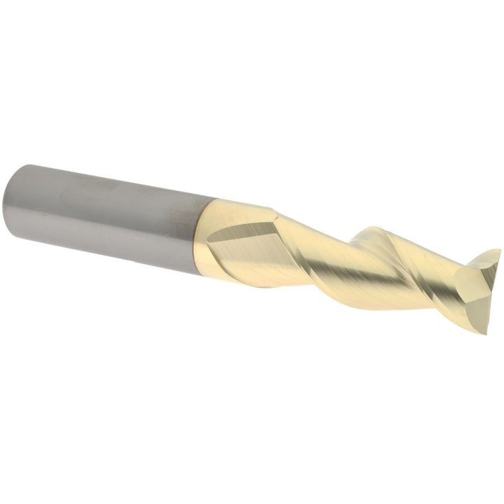 3/4" 2-Flute Solid Carbide Square End Mill, ZrN - Accupro 313458