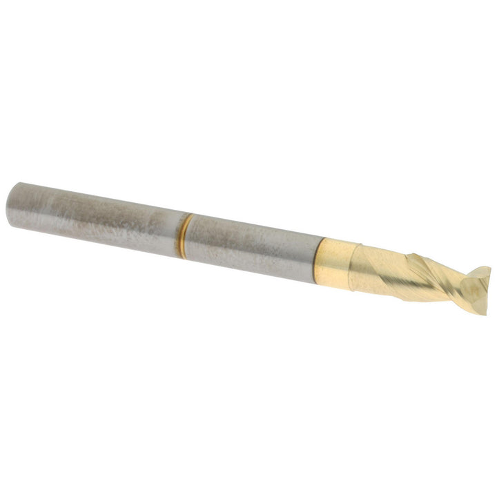 3/16" 2-Flute Solid Carbide Square End Mill, ZrN - Accupro 313777