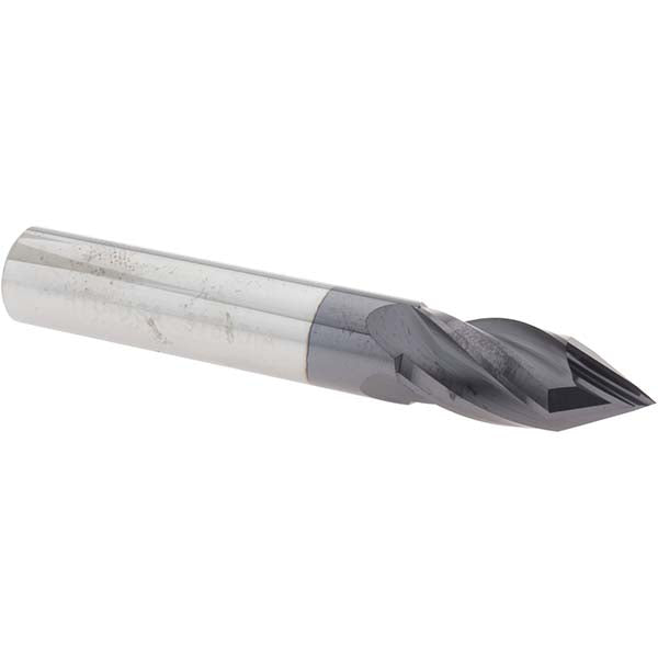 3/8" 4-Flute Solid Carbide Drill Mill End Mill, AlTiN - Harvey Tool 15424-C3