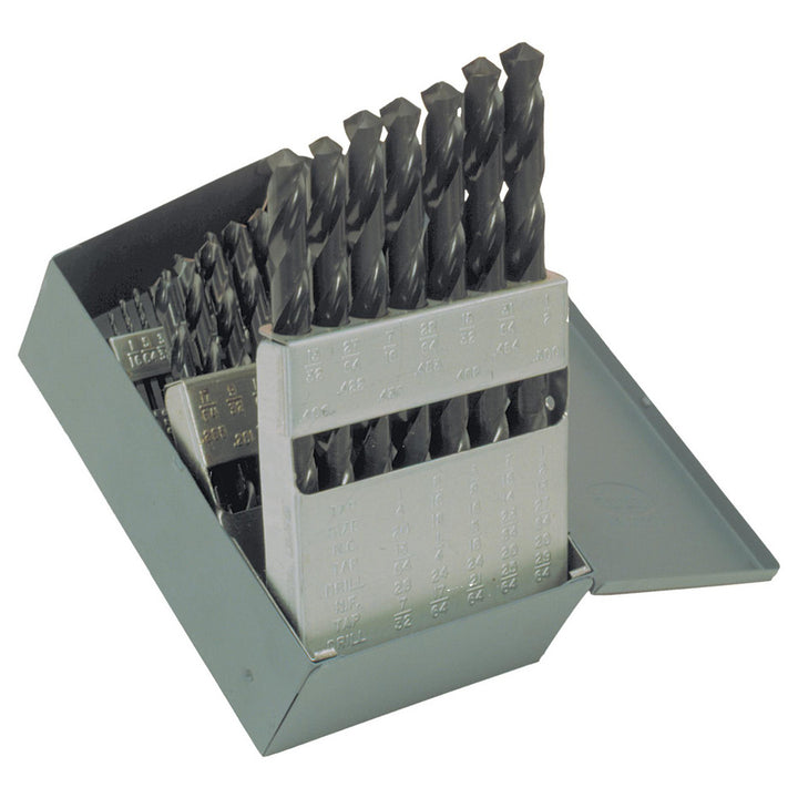 High-Speed Steel Jobber Length Drill Bit, Oxide, 118° point - Cle-Line C21118