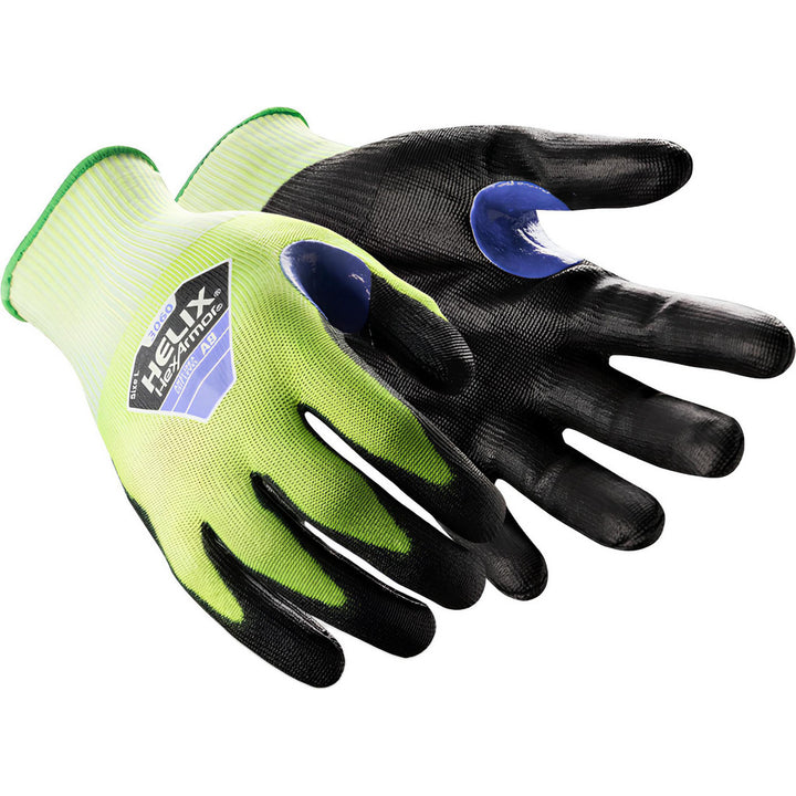 2X-Large High-Visibility Yellow HPPE; Metal Fiber Cut & Puncture-Resistant Gloves - HexArmor. 3060-XXL (11)