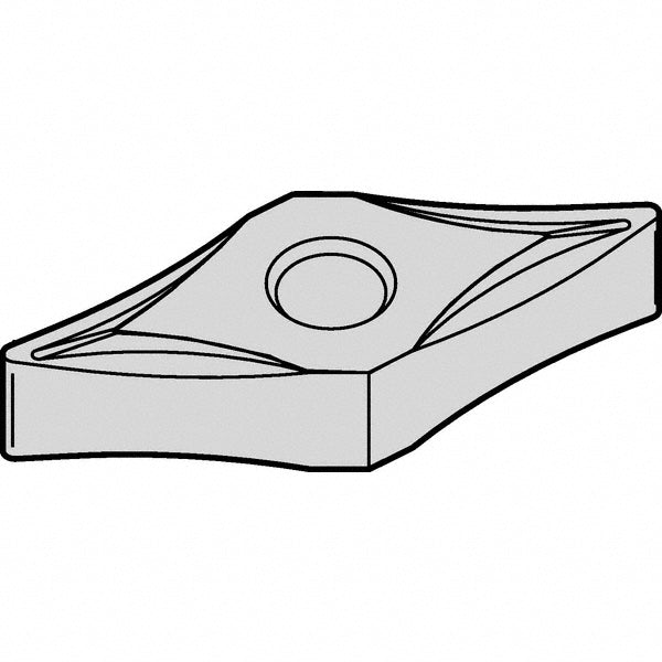 Diamond 1/2" IC Carbide Insert, Grade KCU10B, AlTiN - Kennametal 7090618