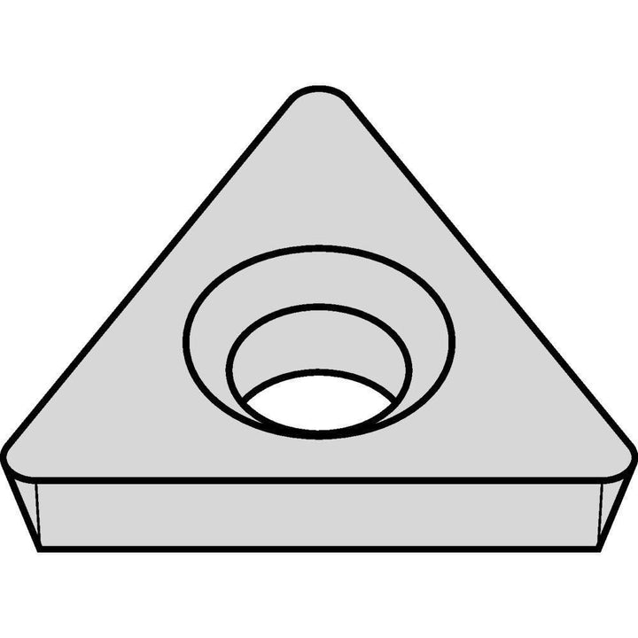 Triangle Carbide Insert, Grade KCU10B, AlTiN - Kennametal 7096385