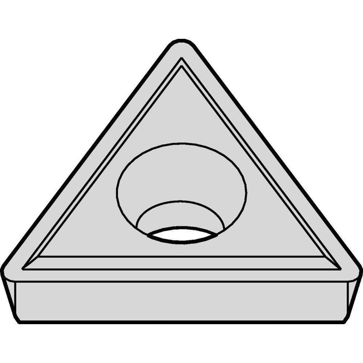 Triangle Carbide Insert, Grade KCU10B, AlTiN - Kennametal 7096394