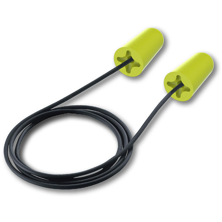 32.00dB Hi-Vis Yellow Ear Plugs - HexArmor. 18-11003