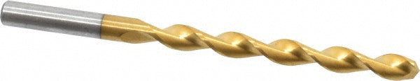 1/4" High Speed Steel Drill Bit, TiN, 135° point - Chicago-Latrobe 53909