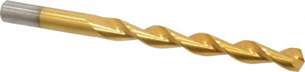 3/8" High Speed Steel Drill Bit, TiN, 135° point - Chicago-Latrobe 53917