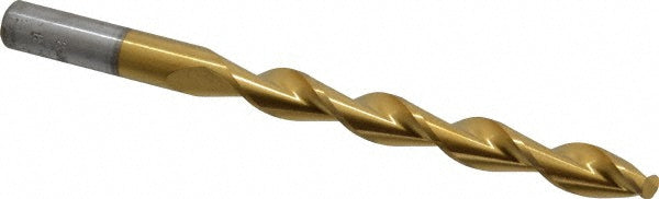 25/64" High Speed Steel Drill Bit, TiN, 135° point - Chicago-Latrobe 53918