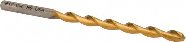 #17 High Speed Steel Drill Bit, TiN, 135° point - Chicago-Latrobe 53946